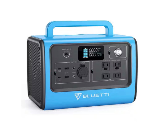 BLUETTI 800W Continuous/1400W Peak Output Power Station EB70 Blue