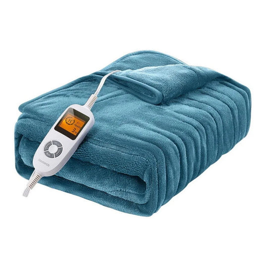 Homech Electric Heated Plush Throw Blanket 50 x 60'' w/ Remote 10 Heat Settings