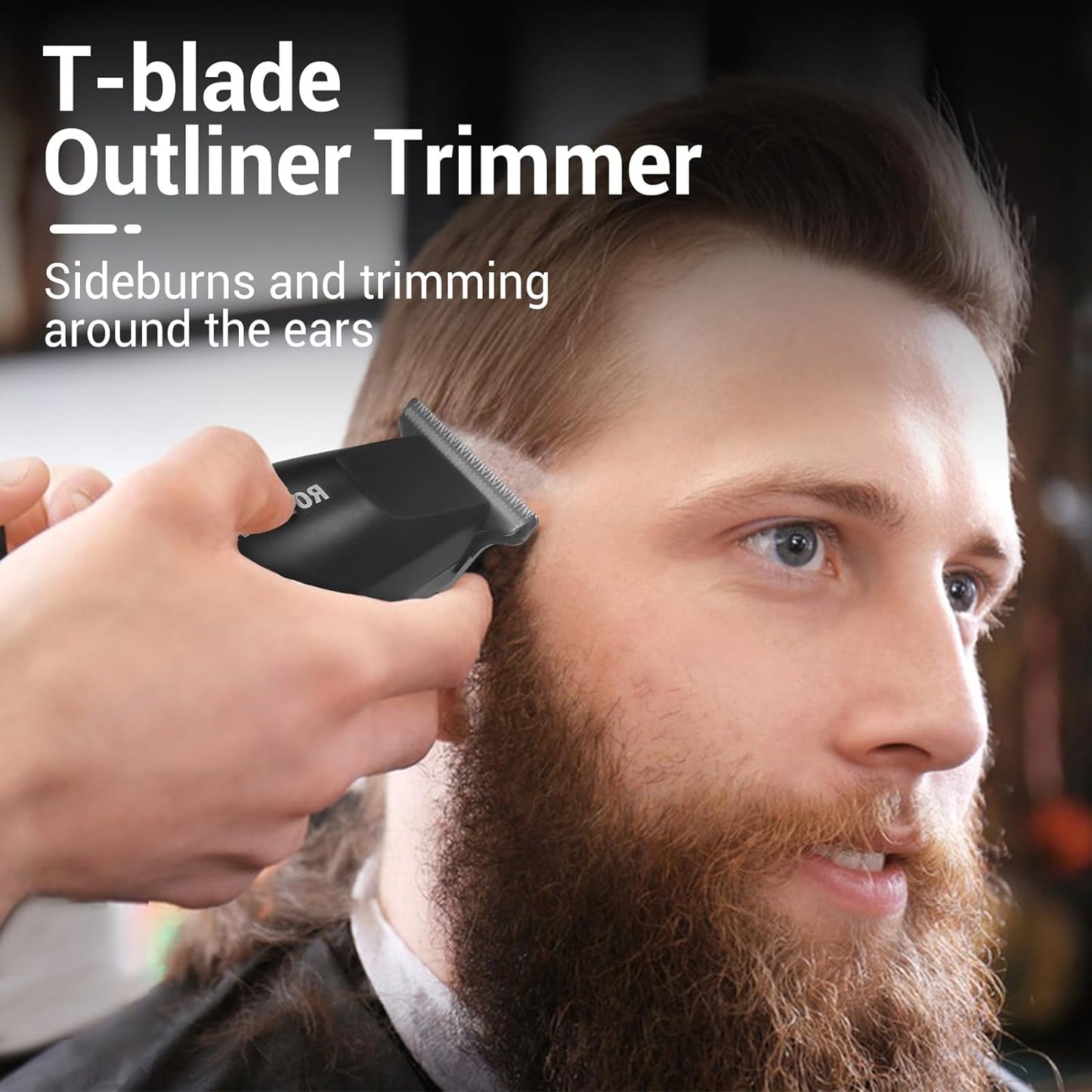 ROYWAVE Hair Clippers and Trimmer Kit for Men Cordless Electric Beard Trimmer