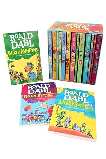 Roald Dahl Collection 16 Books Box Set Paperback