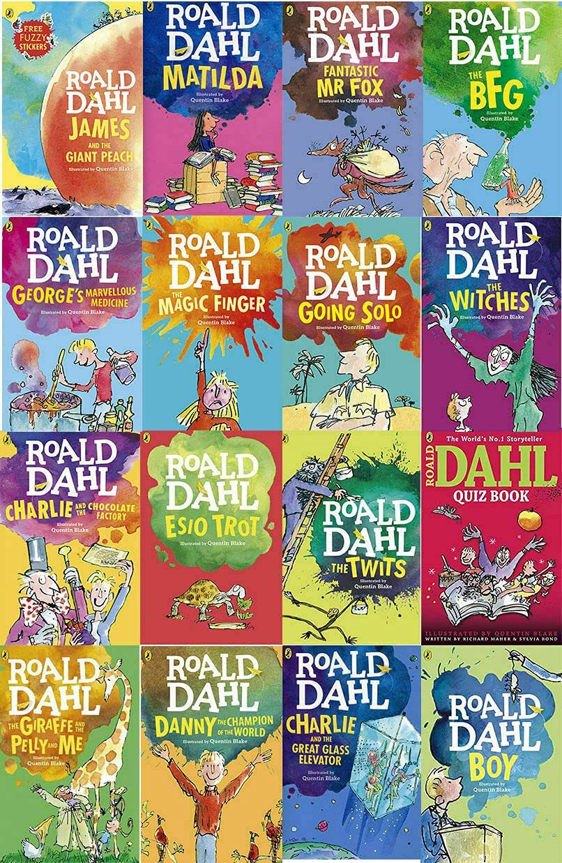 Roald Dahl Collection 16 Books Box Set Paperback